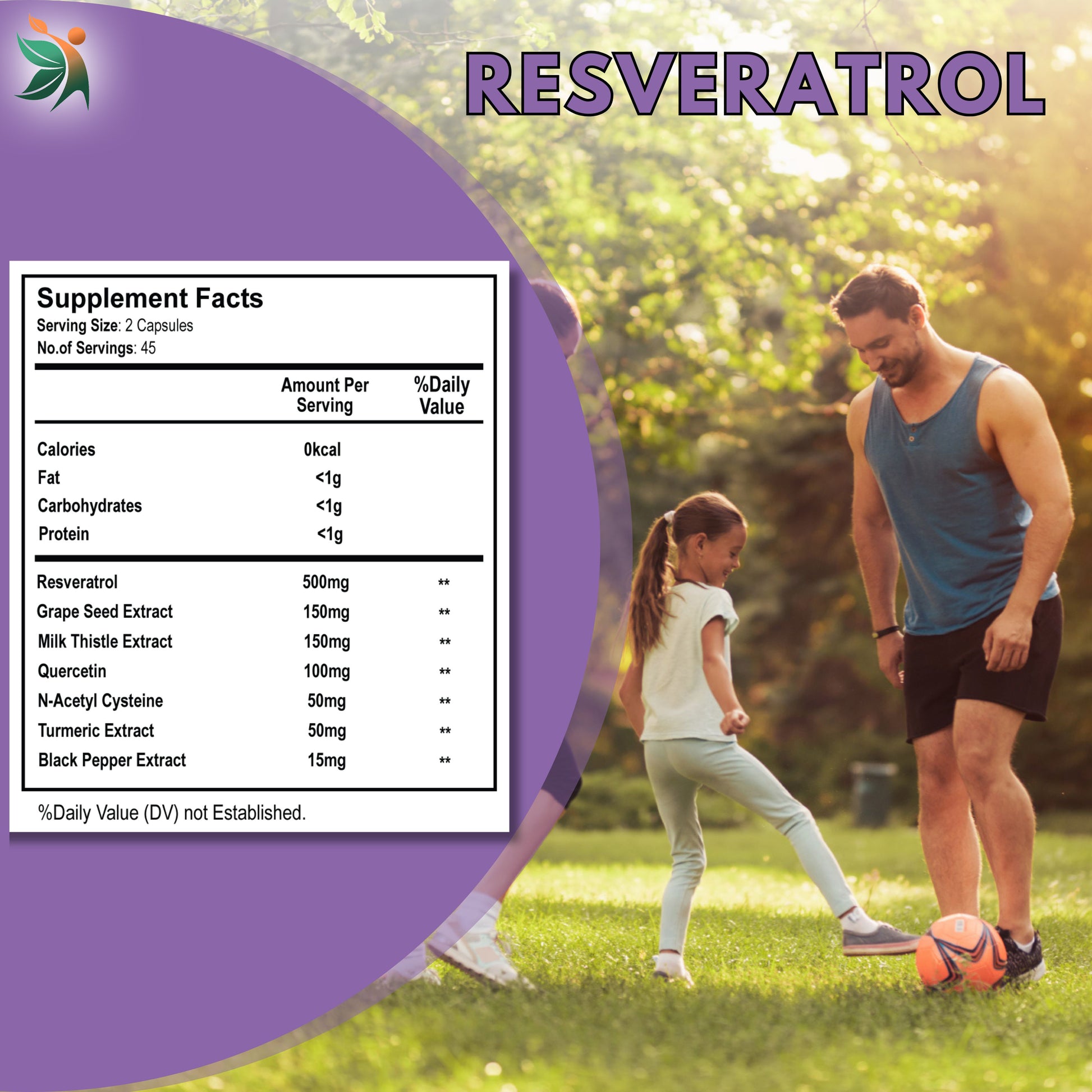 Resveratrol Supplement Facts