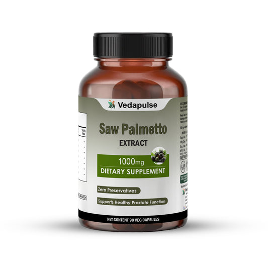 Saw Palmetto 1000mg Capsule by Vedapulse