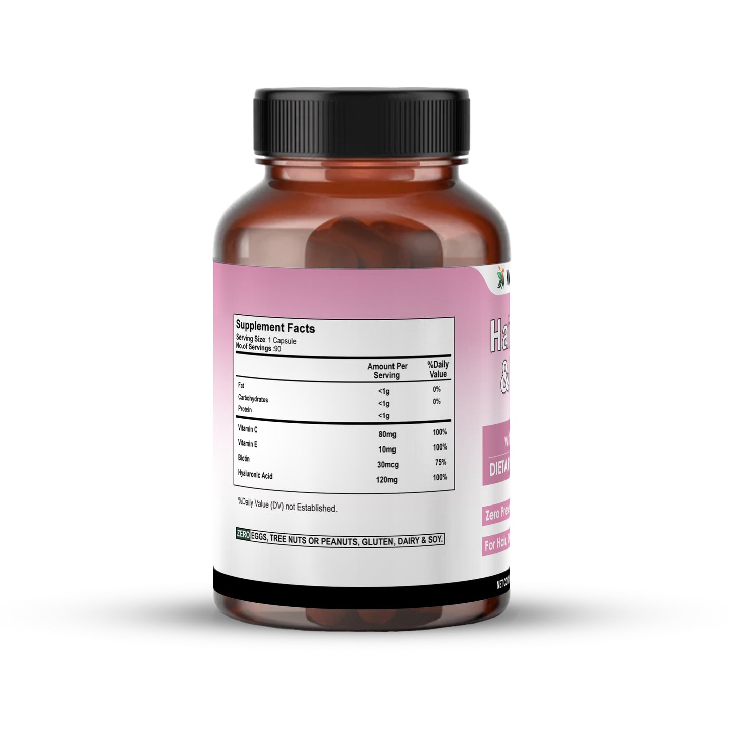 Hair, Skin & Nails with Biotin – Capsules | Vedapulse