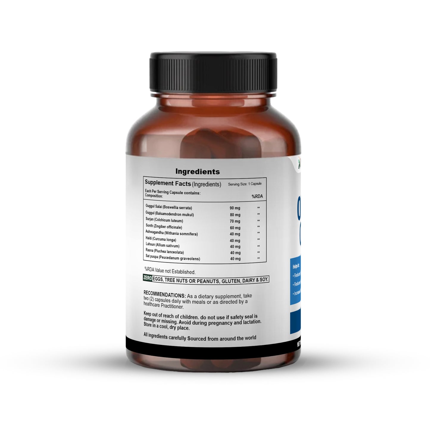 Vedapulse Ortho Care 500mg capsules-Joint, bones, muscles