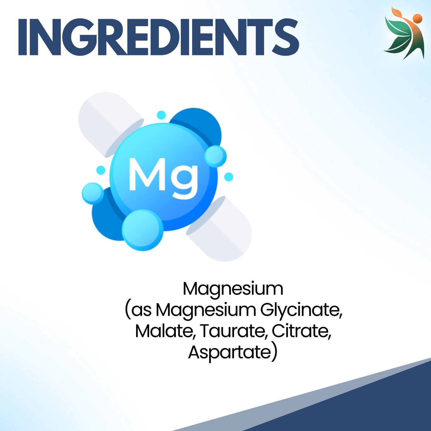 Magnesium Glycinate 500mg | Pure Natural Capsules by Vedapulse