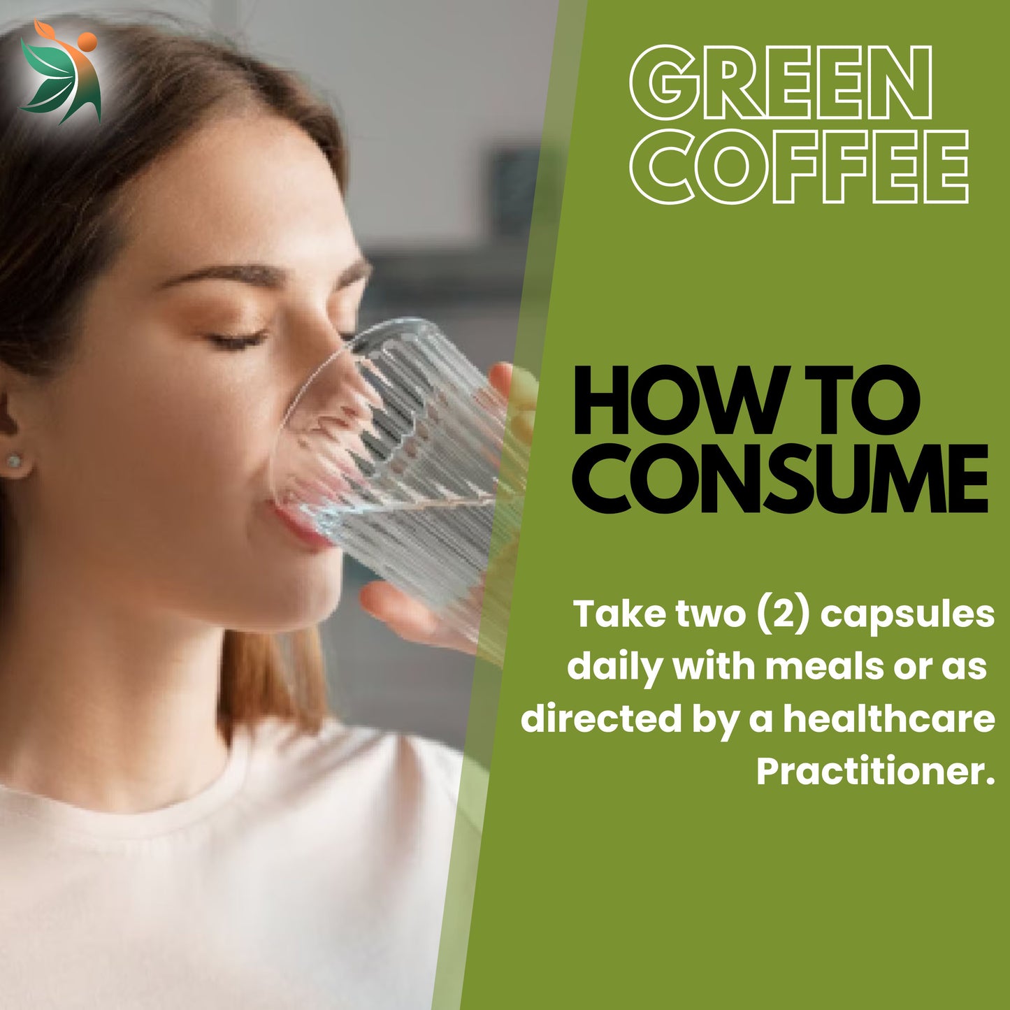 Green Coffee 1000mg Capsules | Vedapulse