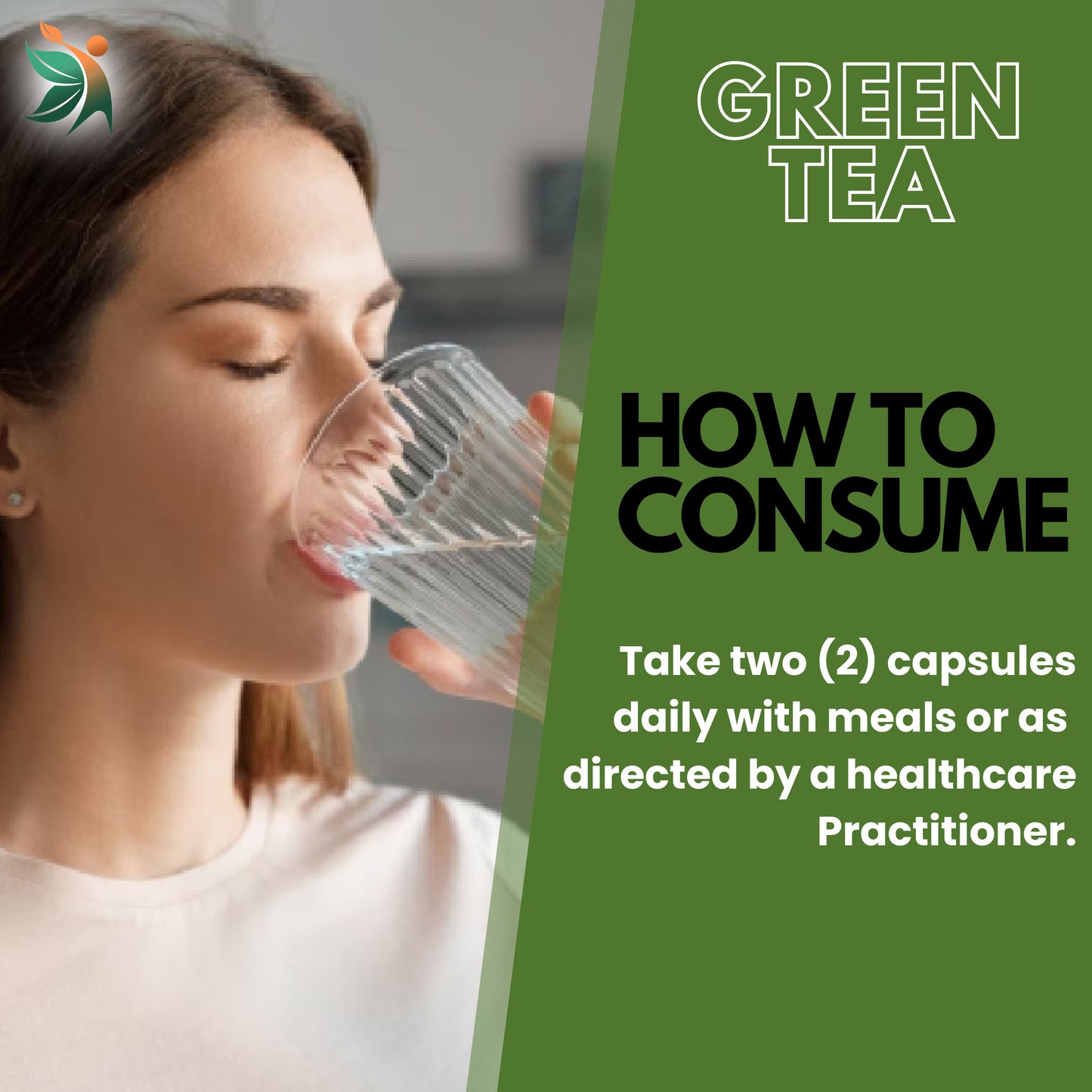 Green Tea 600mg Caspules by Vedapulse