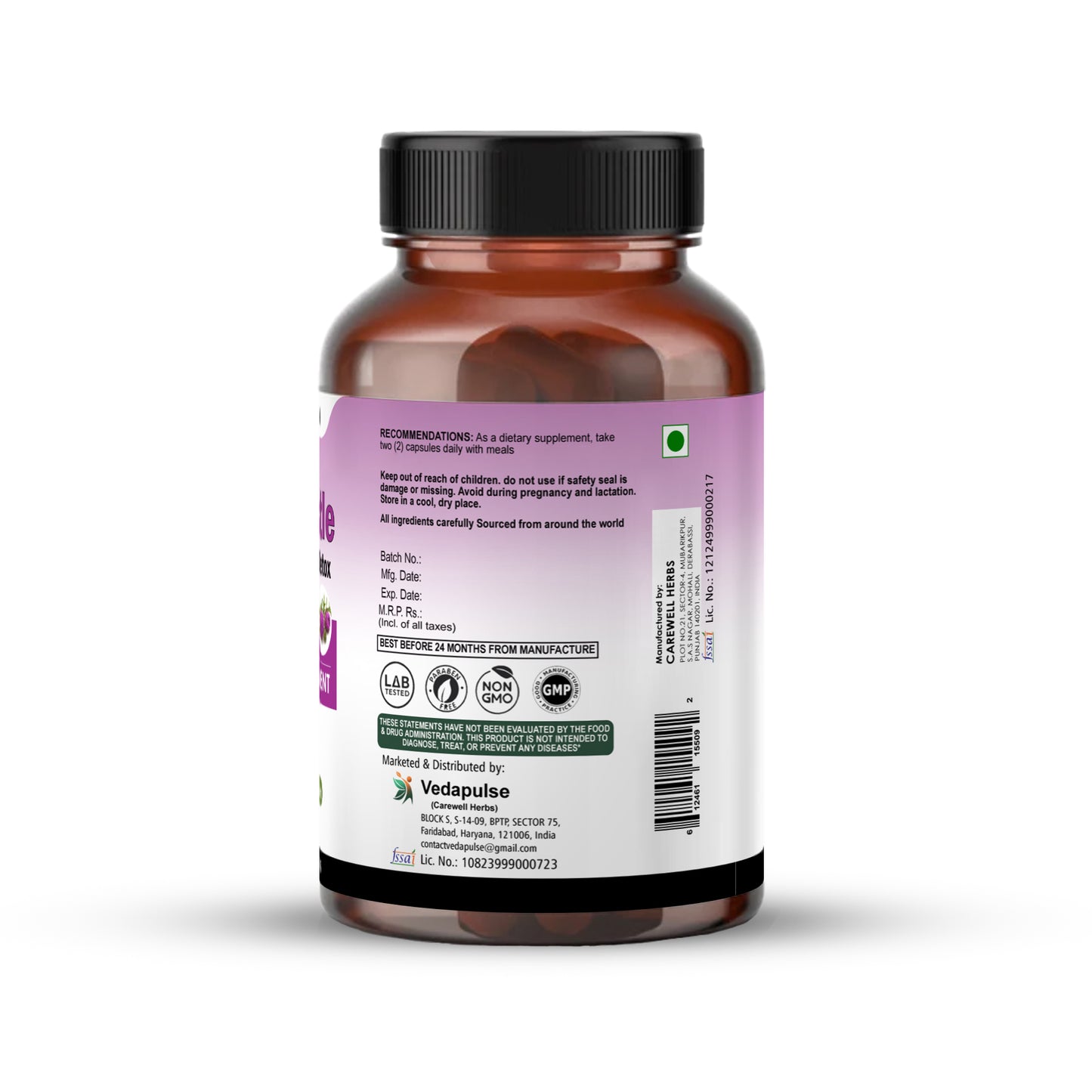 Milk Thistle Liver Detox 1600mg | Vedapulse