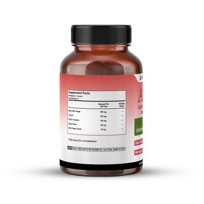 ACV Craving Control + Fat Burner | 90 Capsules | Vedapulse