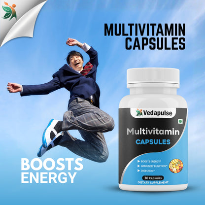 Multivitamin Capsules 30 Pack - Vedapulse