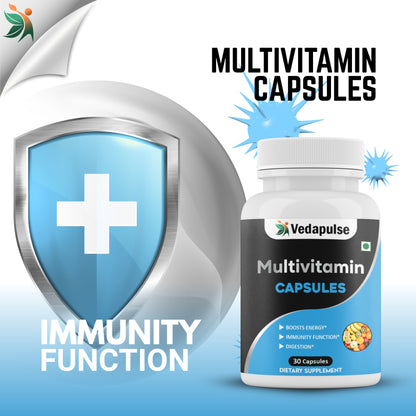 Multivitamin Capsules 30 Pack - Vedapulse