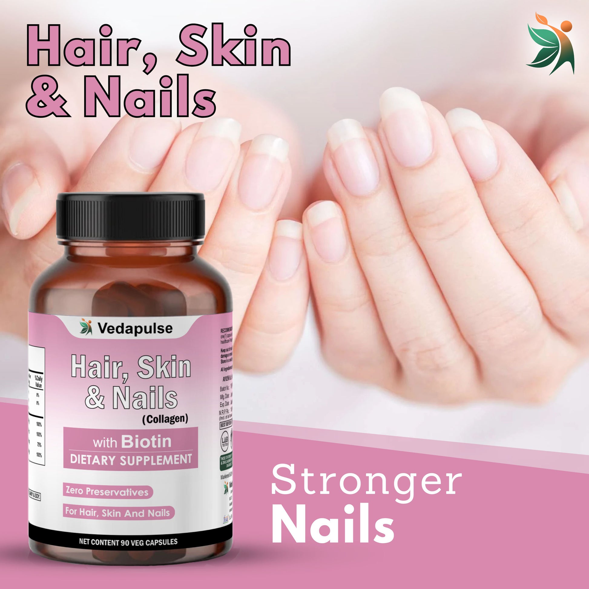 Strong Nails Capsule by Vedapulse