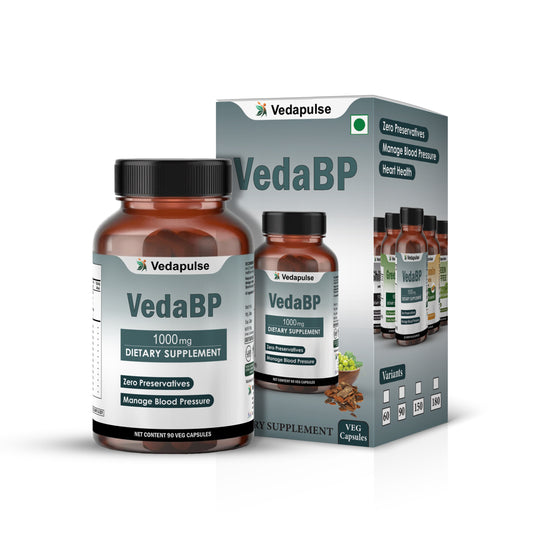 VedaBP 1000mg 90 Capsules | Vedapulse