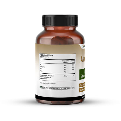 Ashwaroot 500mg Capsules by Vedapulse