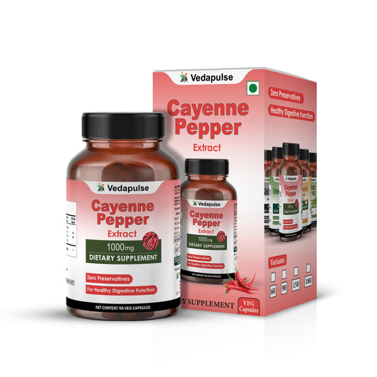 Cayenne Pepper 1000mg by Vedapulse
