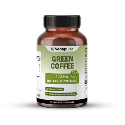 Green Coffee 1000mg Capsules | Vedapulse