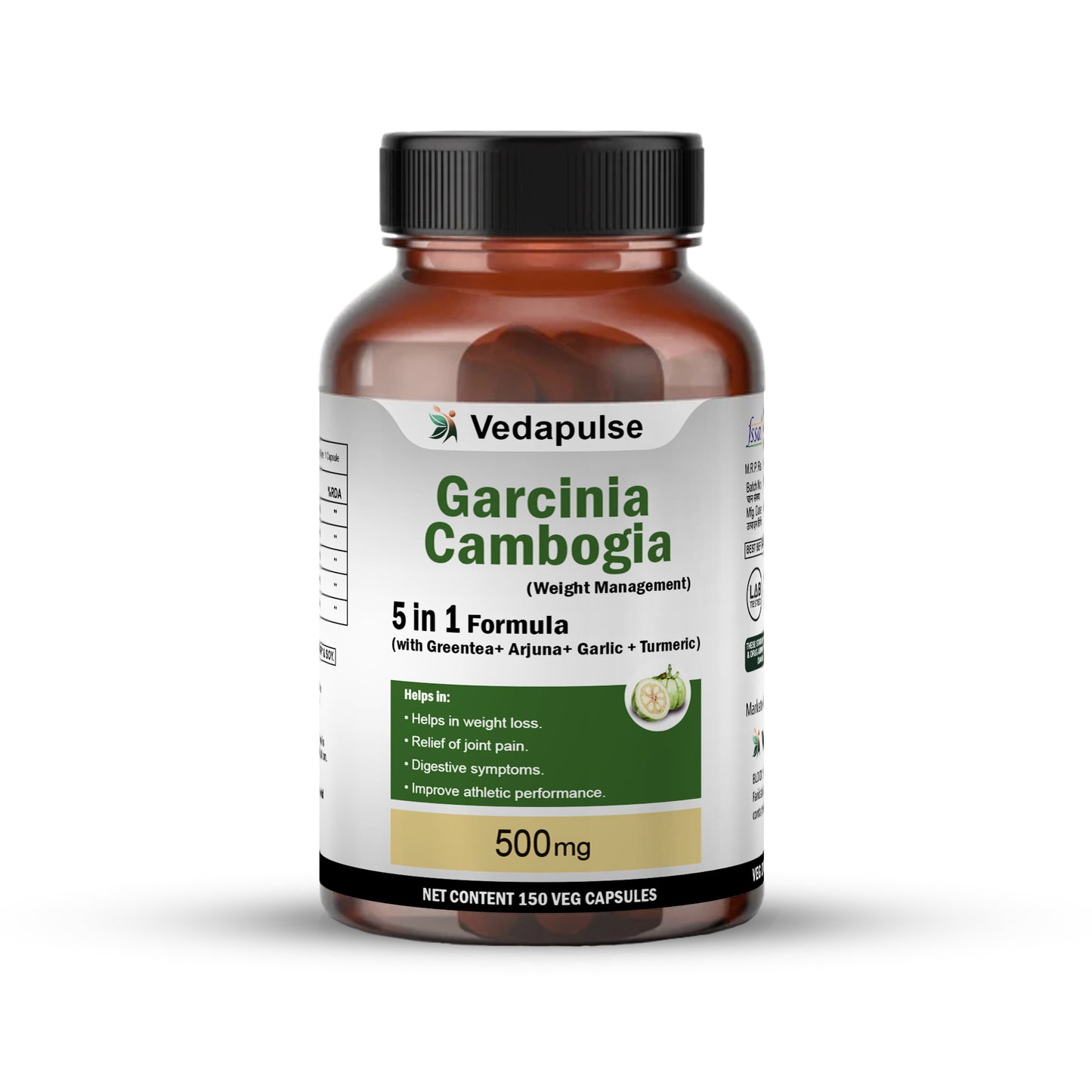 Garcinia Cambogia Capsules  1000mg by Vedapulse