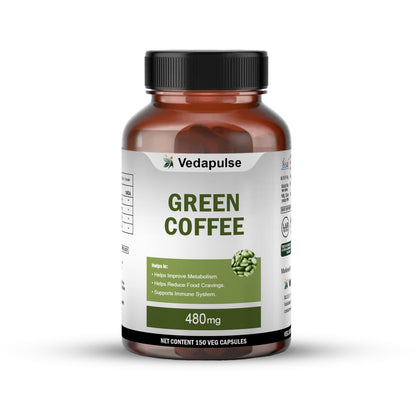 Green Coffee 1000mg Capsules | Vedapulse
