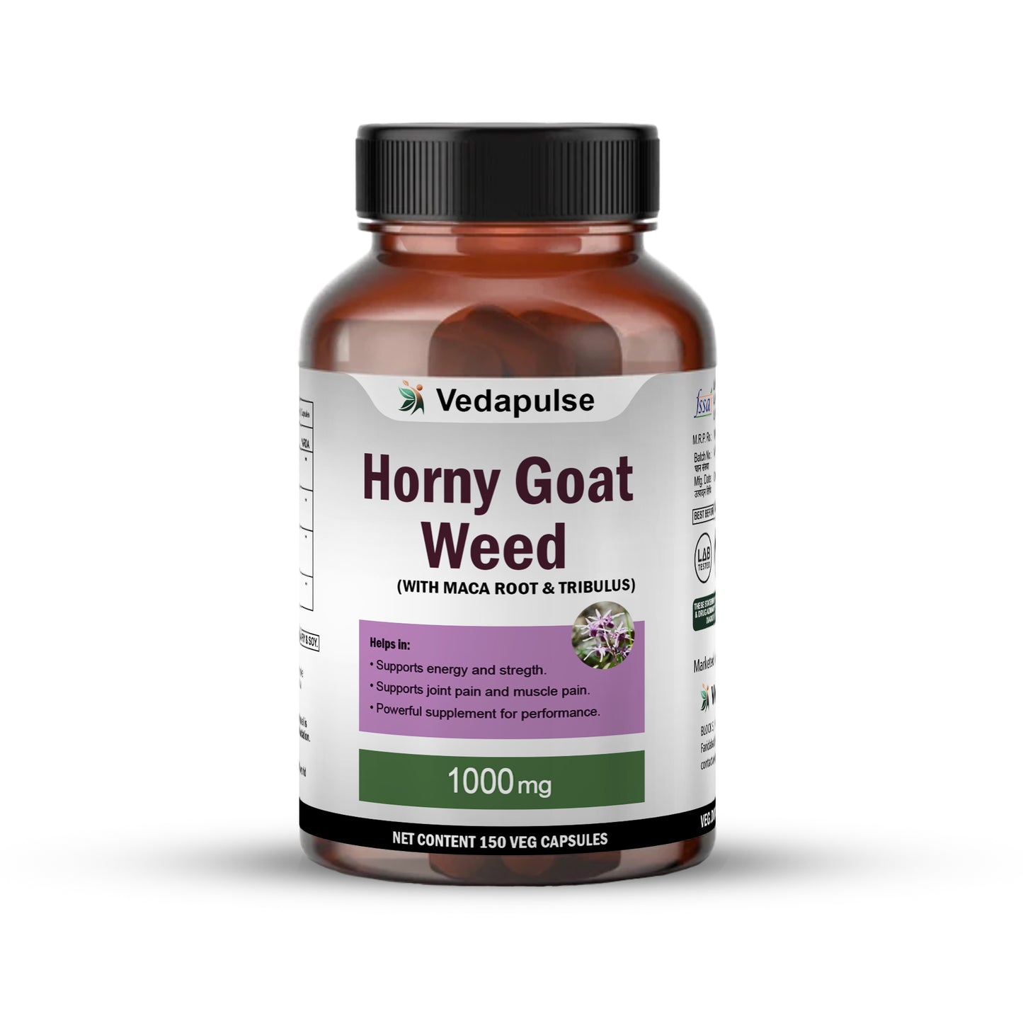 Horny Goat  1000mg with Macaroot and Tribulus