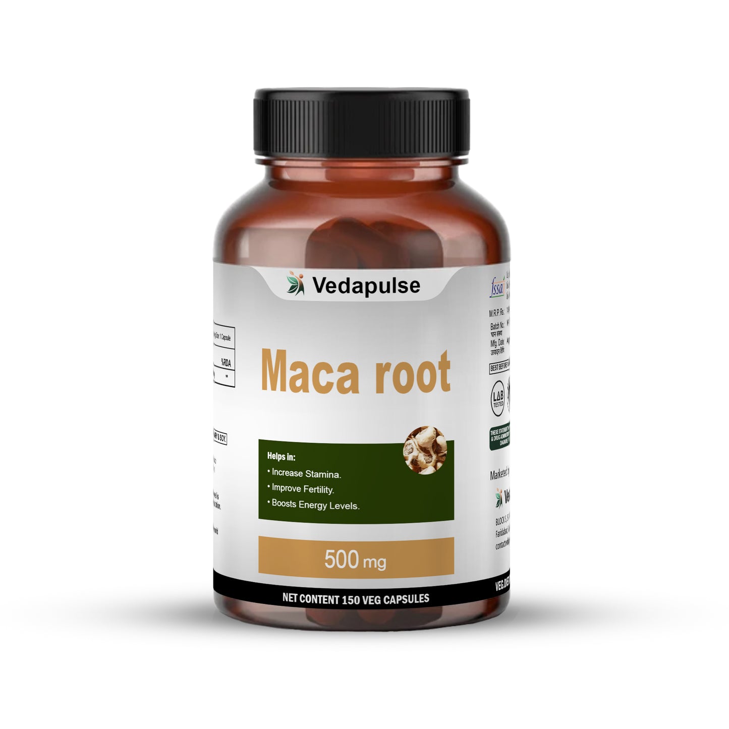 Maca Root 1000mg Capsules