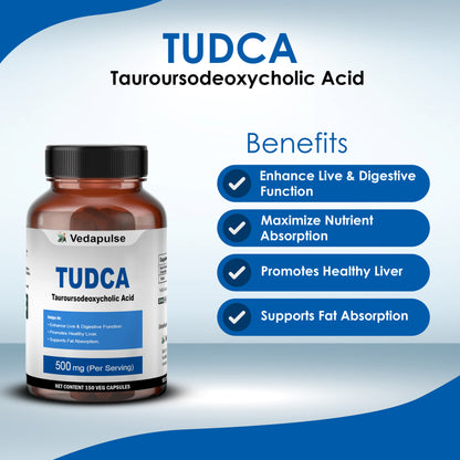 Vedapulse Tudca 500mg capsules