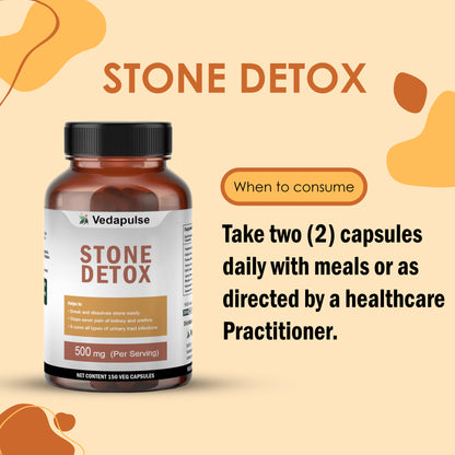 Vedapulse Stone Detox   500mg capsules