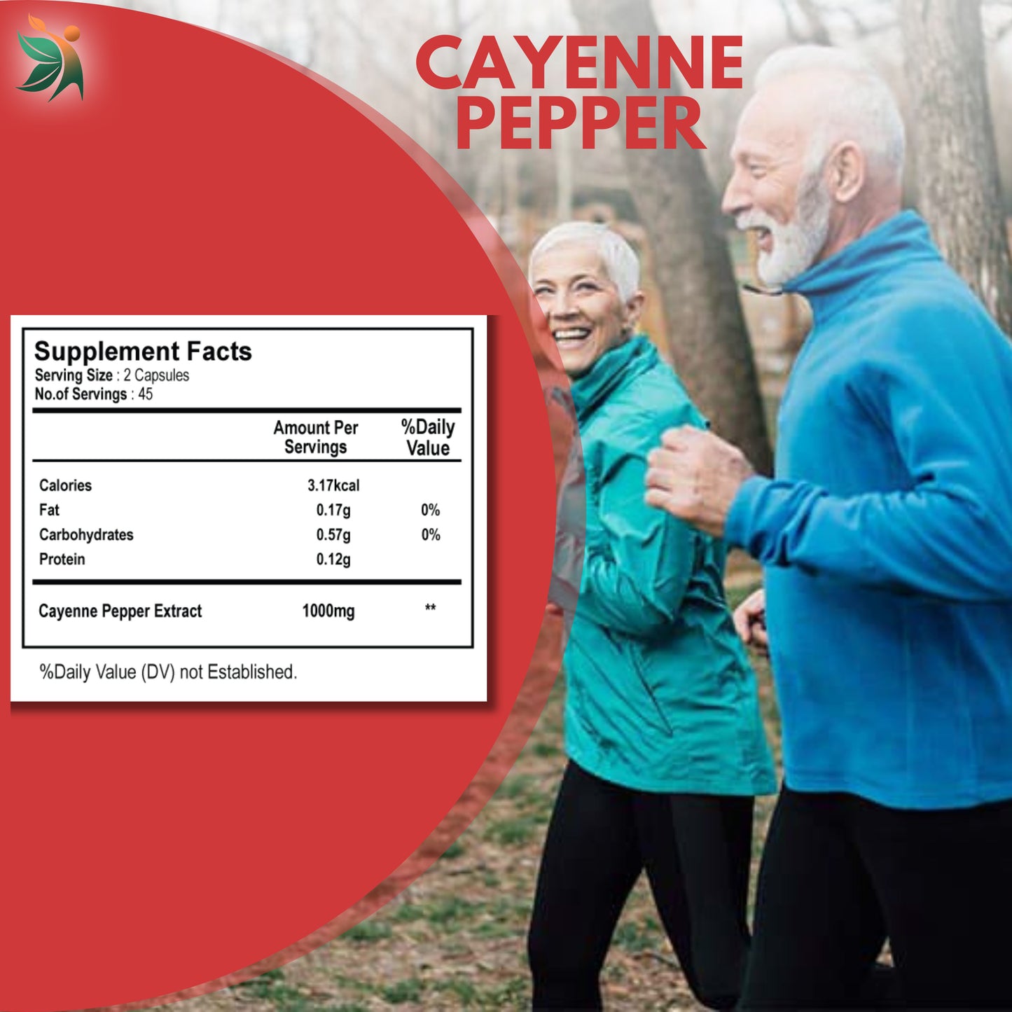 Cayenne Pepper 1000mg by Vedapulse