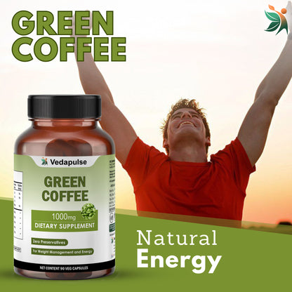 Green Coffee 1000mg Capsules | Vedapulse
