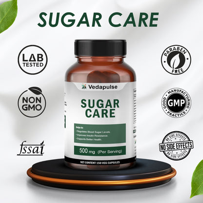Vedapulse Sugar Care 500mg capsules