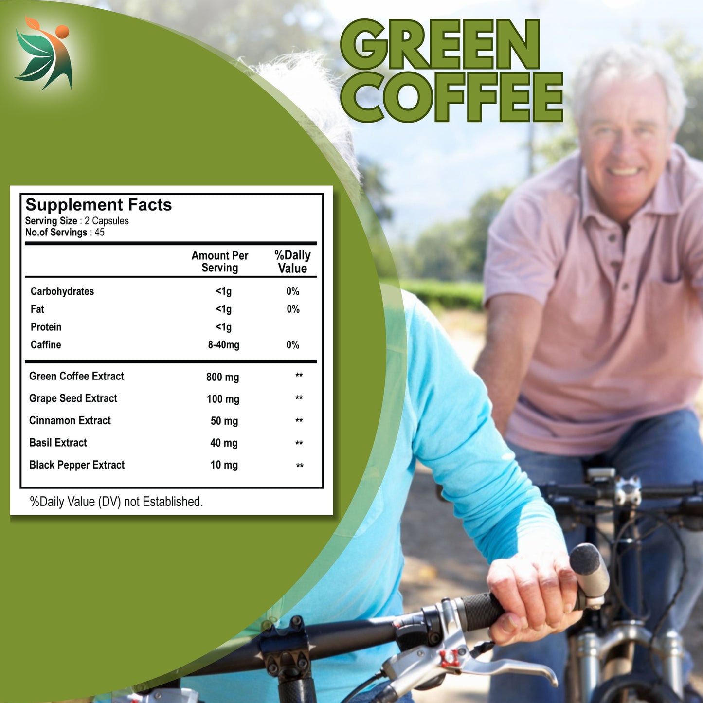 Green Coffee 1000mg Capsules | Vedapulse