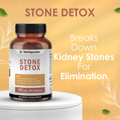 Vedapulse Stone Detox   500mg capsules