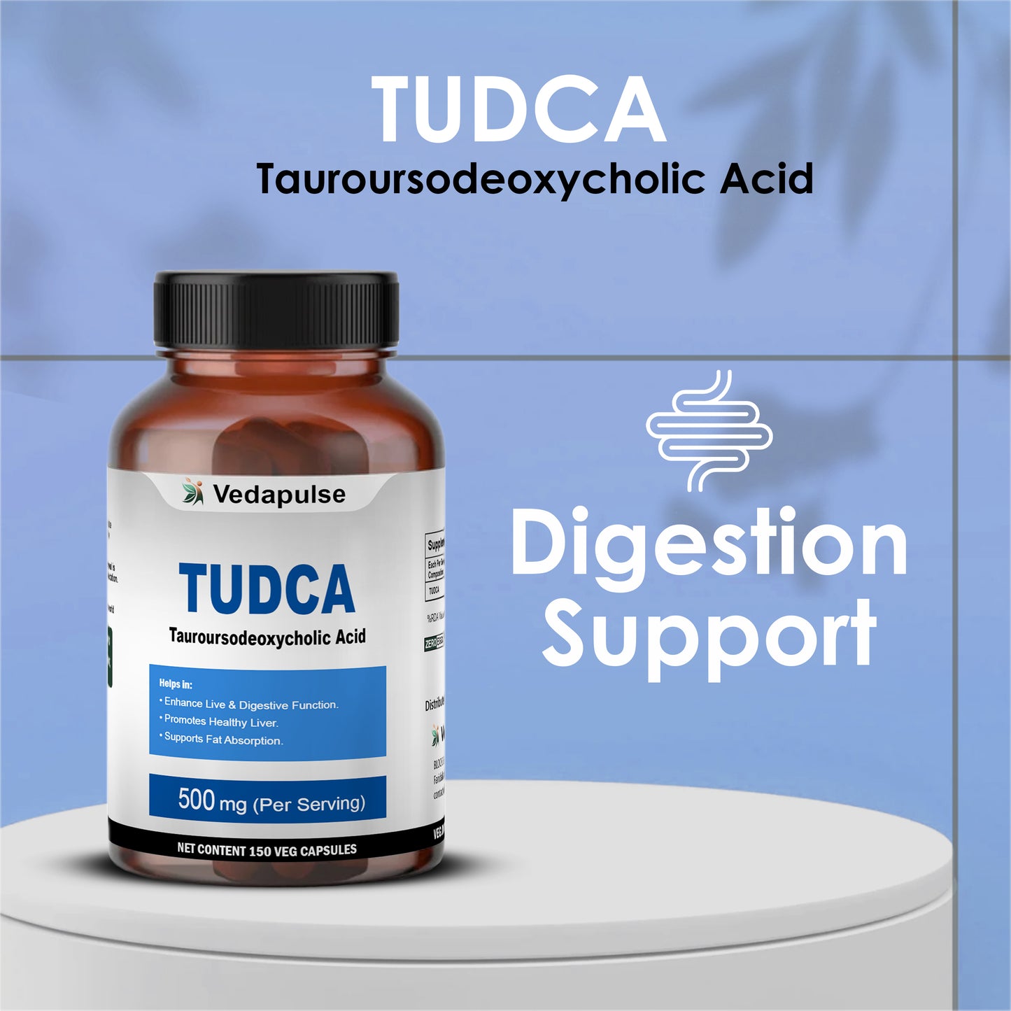 Vedapulse Tudca 500mg capsules