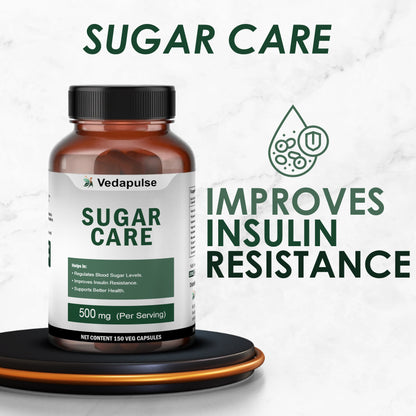 Vedapulse Sugar Care 500mg capsules
