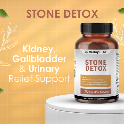 Vedapulse Stone Detox   500mg capsules