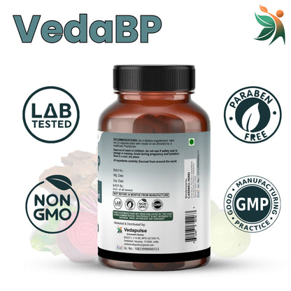 VedaBP 1000mg 90 Capsules | Vedapulse
