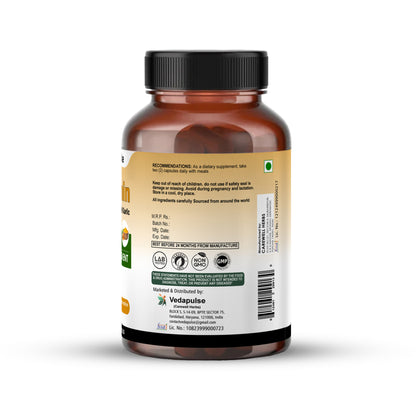 Curcumin 1300 mg Herbal Capsules by Vedapulse