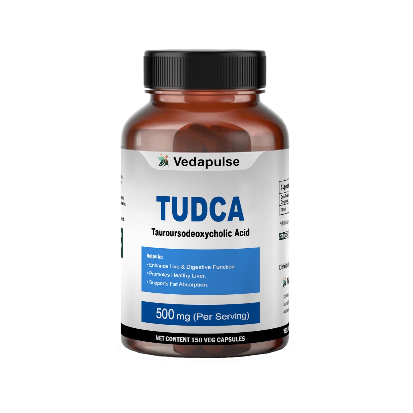Vedapulse Tudca 500mg capsules